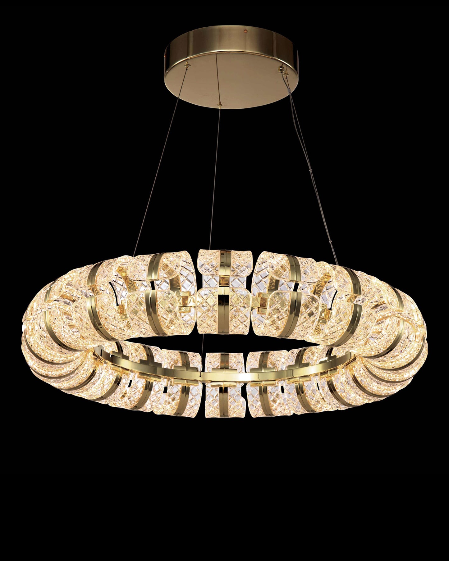 Chiaro Medium Ring Pendant 83cm Diam Gold chiaro ceiling-pendant-lights Bedroom Lounge Kitchen Hallway MD22027001-D83GOL illuminati light
