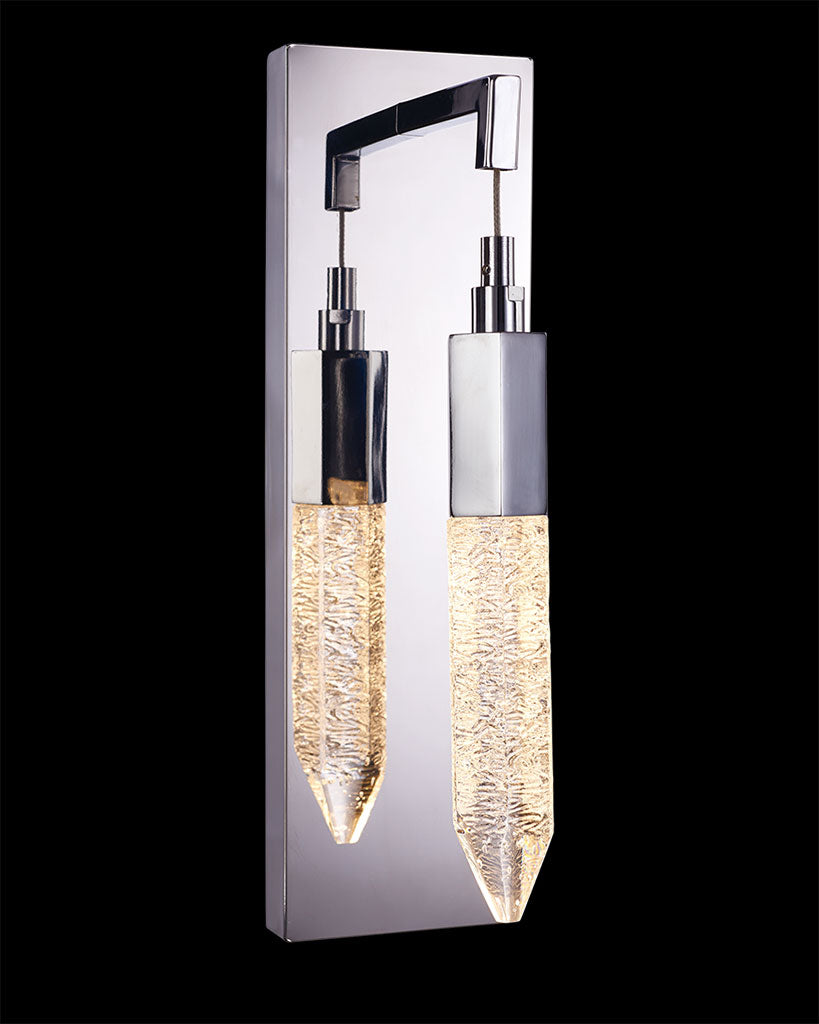 Shard Single Wall Chrome shard  wall-lights  Bedroom  Lounge  Kitchen  Hallway MB17003025-1ACHR illuminati light