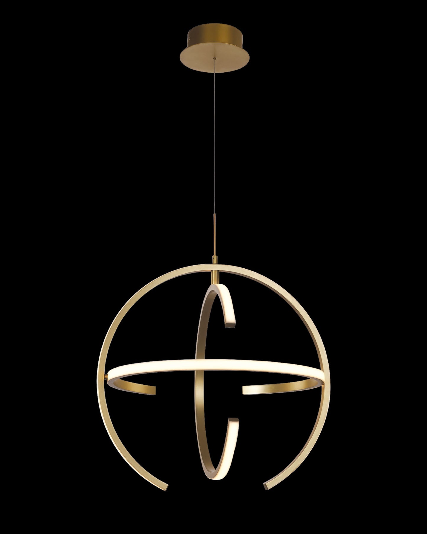Chanel Pendant Light Gold chanel ceiling-pendant-lights Bedroom Lounge Kitchen Hallway MD17006016-1BGOL illuminati light
