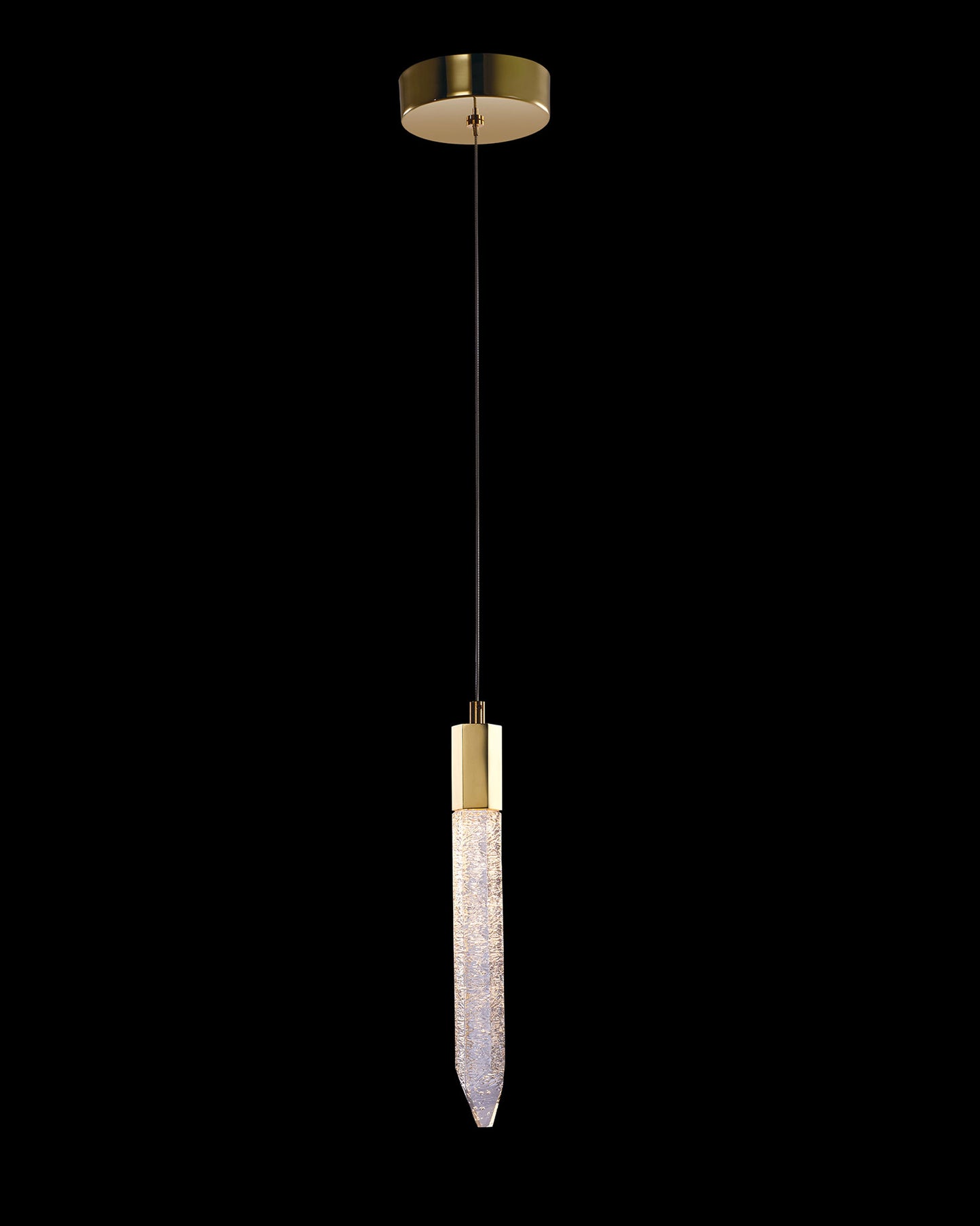 Shard Single Pendant Gold shard ceiling-pendant-lights Bedroom Lounge Kitchen Hallway MD17003025-1AGOL illuminati light
