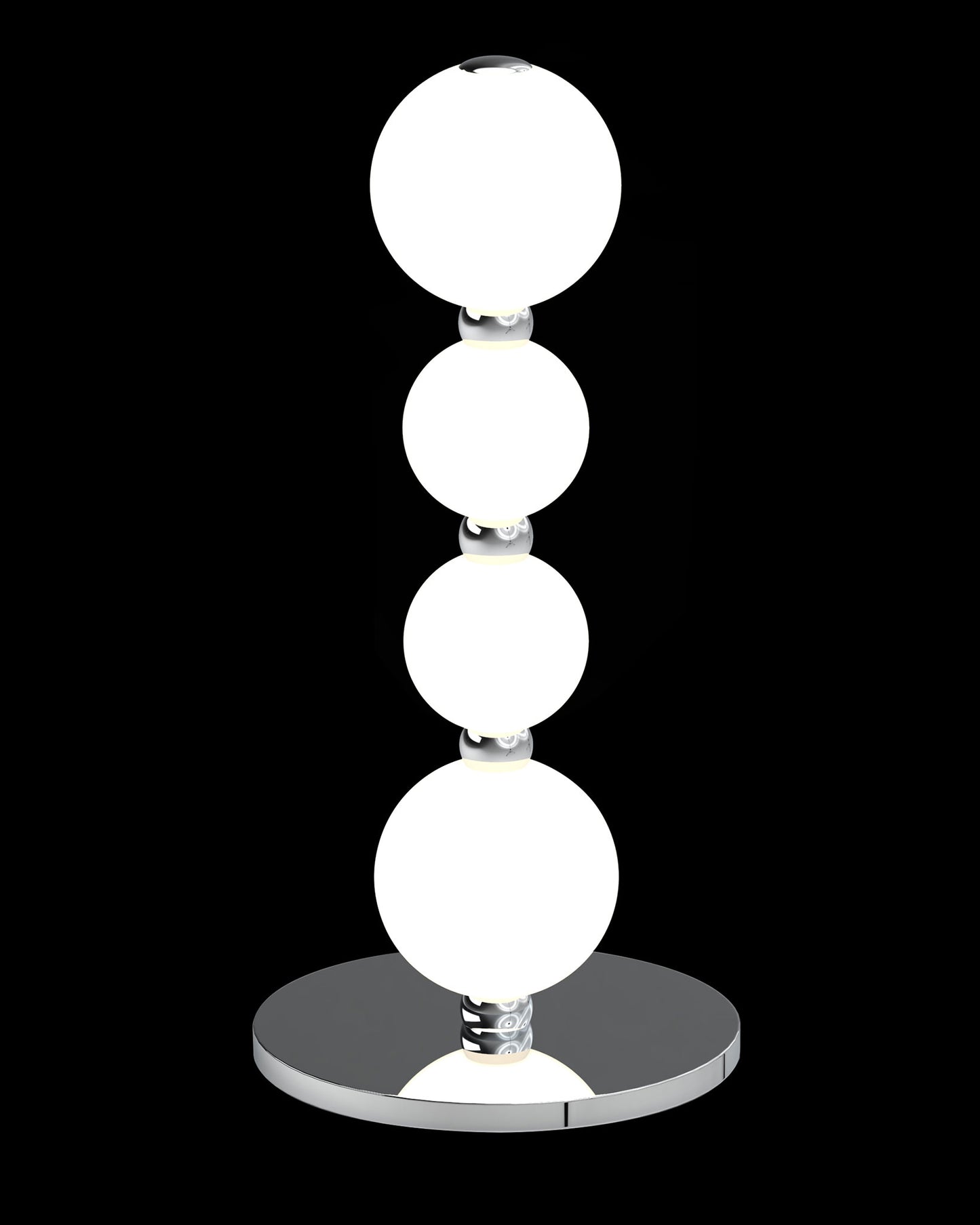 Pearl Table Lamp Chrome pearl table-lights Bedroom Lounge Kitchen Hallway MT21001033-1ACHR illuminati light