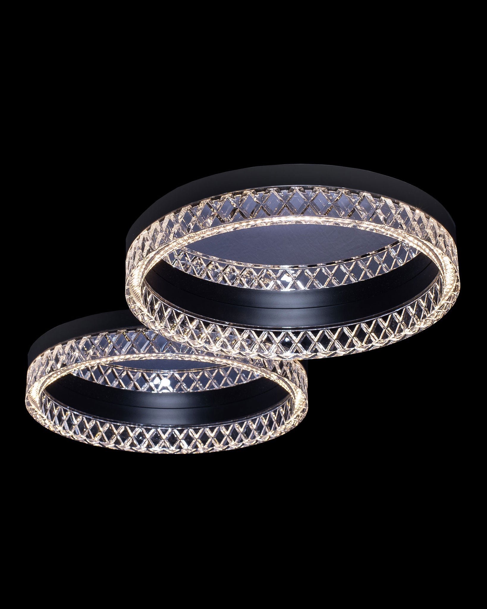 Santi Double Flush Black santi  flush-ceiling-lights  Bedroom  Lounge  Kitchen  Hallway MX22020106-2ABLK illuminati light