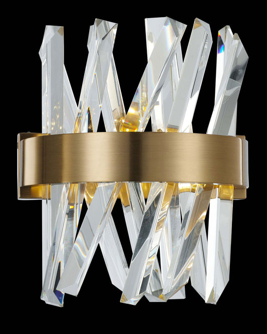 Akasha Wall Light Antique Brass Illuminati