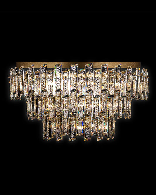 Crisiante Flush 3Tier 6/9/12Lt Gold crisiante  flush-ceiling-lights  Bedroom  Lounge  Kitchen  Hallway MX22020110-27CGOL illuminati light