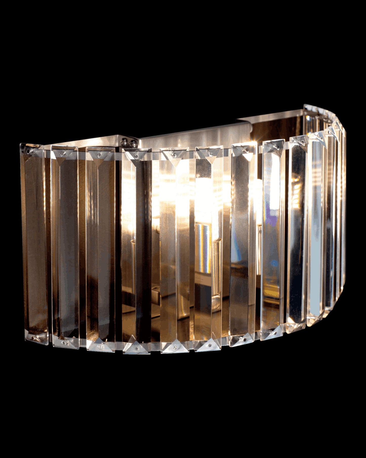 Crystalline Wall Light Satin Nickel Illuminati