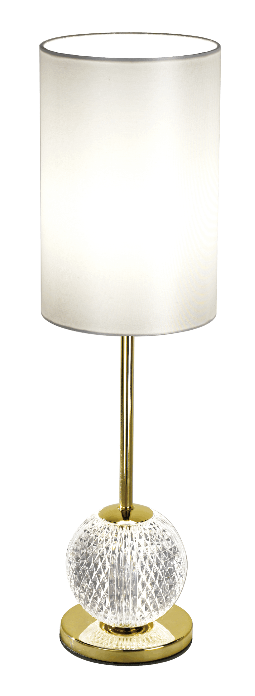 Diamante Single Table Lamp Gold with Pearl Shade 3 Step Dimmer diamante table-lights Bedroom Lounge Kitchen Hallway MT20001012-1CGOL illuminati light