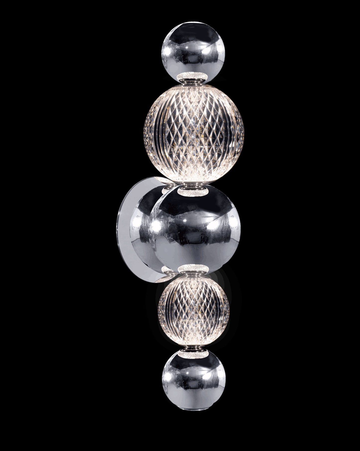 Diamante Embellished Wall Light Chrome Illuminati