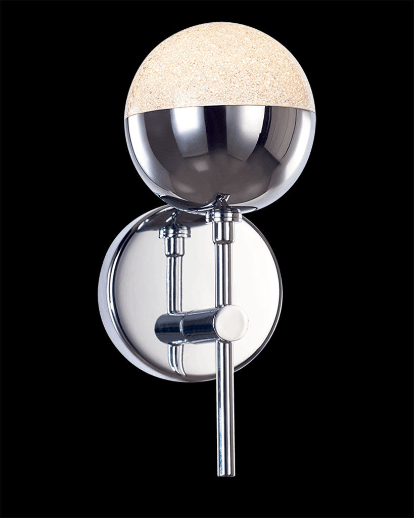 Eclipse Single Wall Chrome IP44 eclipse wall-lights Bedroom Lounge Kitchen Hallway MB14003057-1ACHR illuminati light