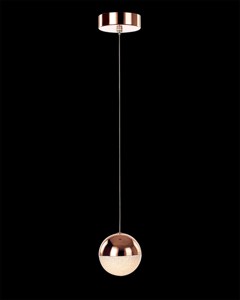 Eclipse Single Pendant Copper eclipse ceiling-pendant-lights Bedroom Lounge Kitchen Hallway MD14003057-1ACPR illuminati light