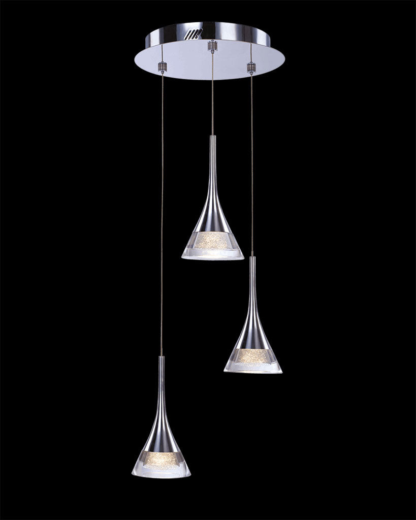 Jewel 3Lt Round Pendant jewel ceiling-pendant-lights Bedroom Lounge Kitchen Hallway MD15003012-3B illuminati light