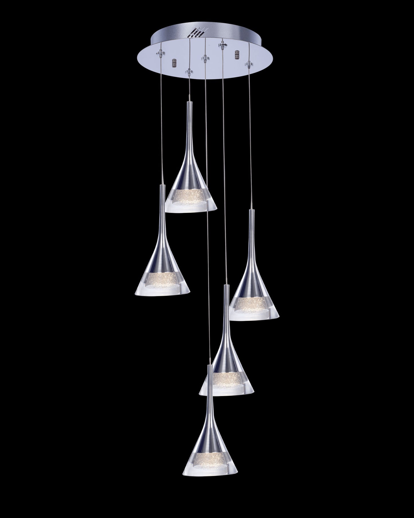 Jewel 5Lt Round Pendant Dimmable jewel ceiling-pendant-lights Bedroom Lounge Kitchen Hallway MD15003012-5A illuminati light