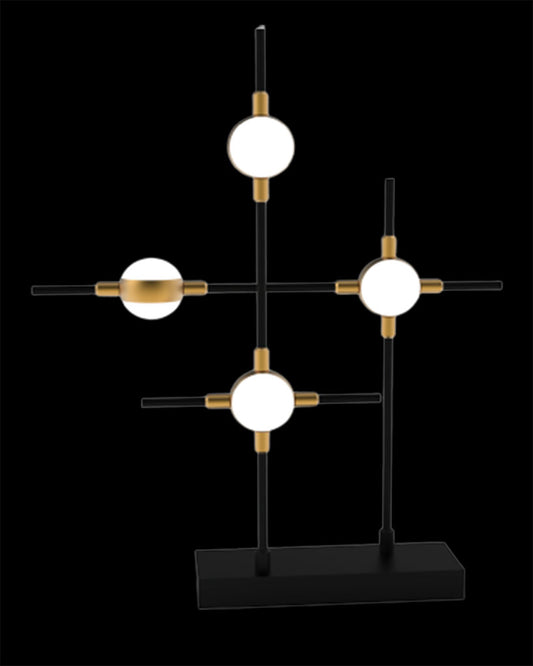 Molecular 4Lt Table Black With Gold Model B molecular  table-lights  Bedroom  Lounge  Kitchen  Hallway MT18001067-4BGB illuminati light