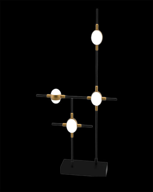 Molecular 4Lt Table Black With Gold Model C molecular  table-lights  Bedroom  Lounge  Kitchen  Hallway MT18001067-4CBG illuminati light