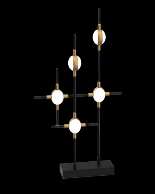 Molecular 5Lt Table Black With Gold Model C molecular  table-lights  Bedroom  Lounge  Kitchen  Hallway MT18001067-5CBG illuminati light