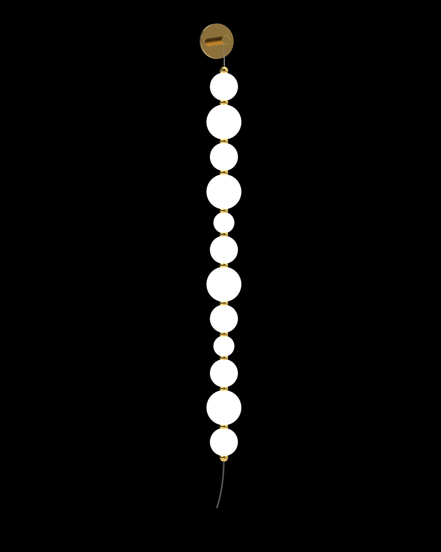 Pearl 12Lt Wall Gold pearl wall-lights Bedroom Lounge Kitchen Hallway MB21001033-1AGOL illuminati light