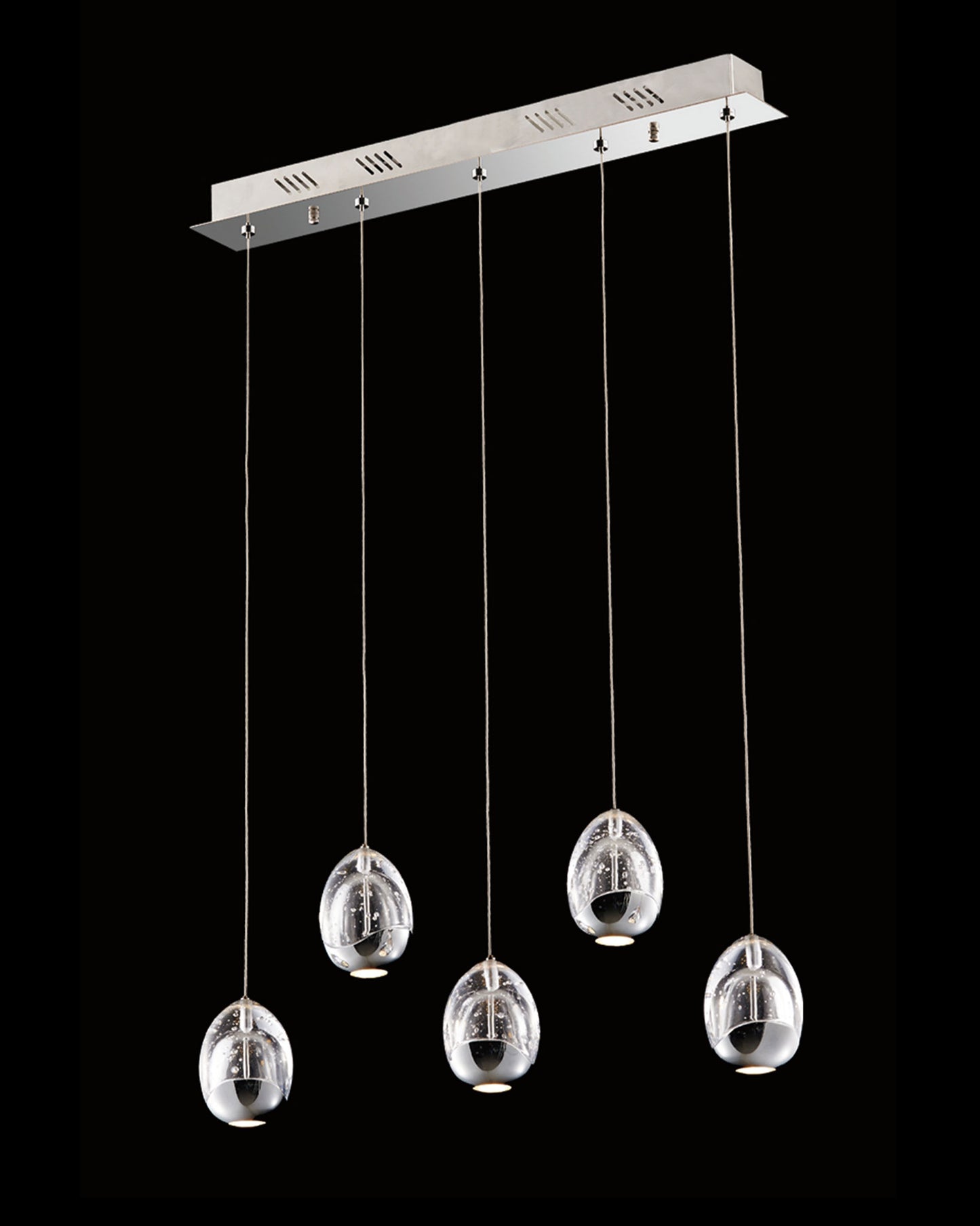 Terrene 5Lt Bar Pendant Chrome Dimmable terrene ceiling-pendant-lights Bedroom Kitchen Hallway Lounge MD13003023-5BCHR illuminati light