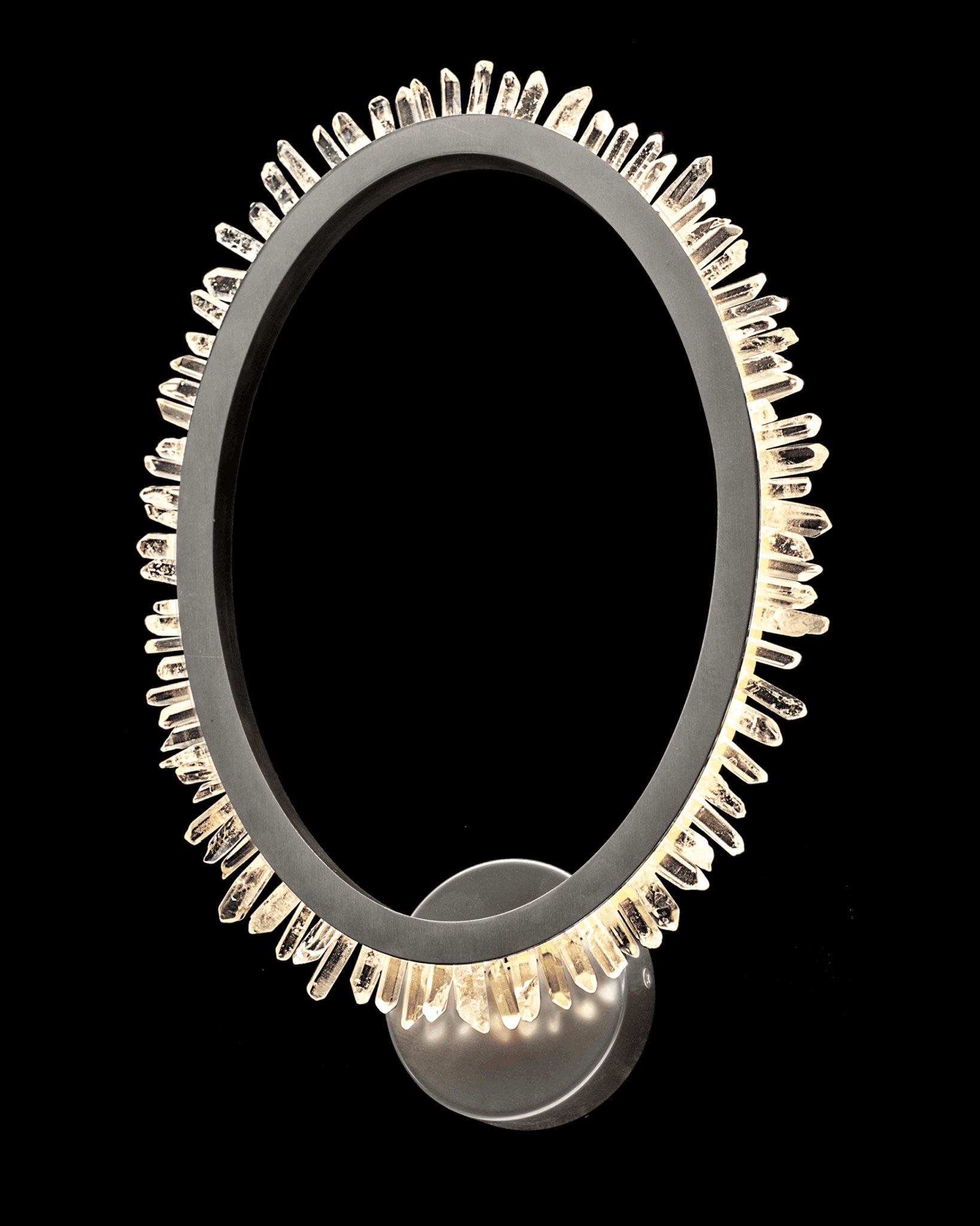 Quartz Halo Wall Light Satin Nickel quartz-halo  wall-lights  Lounge  Bedroom  Kitchen  Hallway MB20020154-1ASN illuminati light