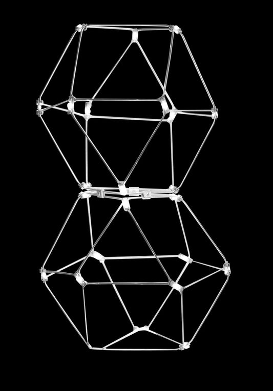 Lucciola Double Prism Table Lamp Stainless Steel lucciola  table-lights  Bedroom  Lounge  Kitchen  Hallway MT18001068-2ASS illuminati light