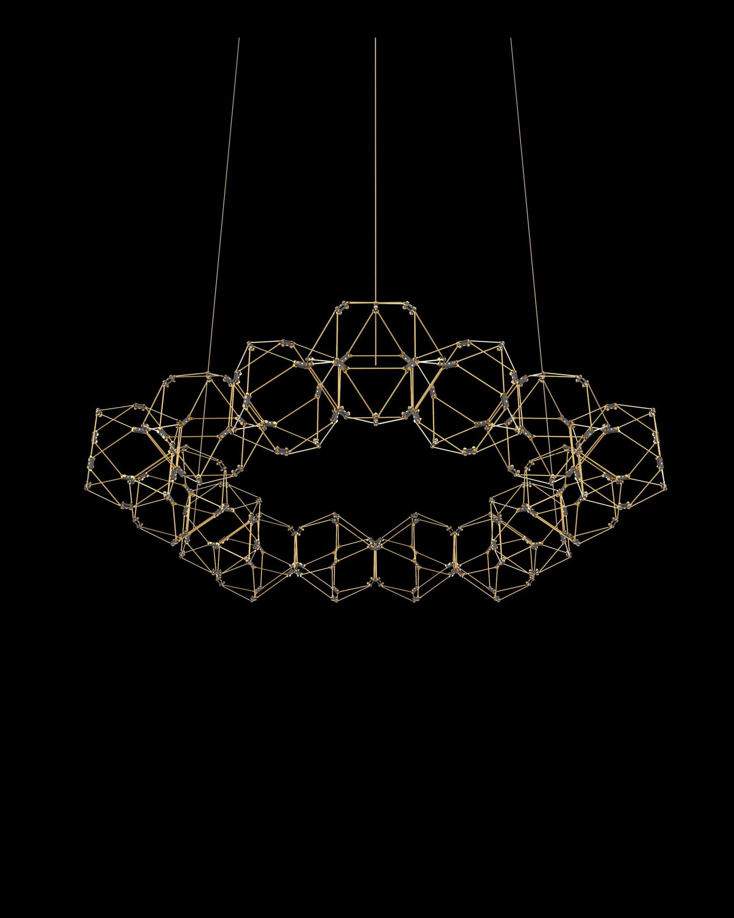 Lucciola 15 Prism Round Pendant Brass lucciola ceiling-pendant-lights Bedroom Lounge Kitchen Hallway MD18001068-15GBRS illuminati light