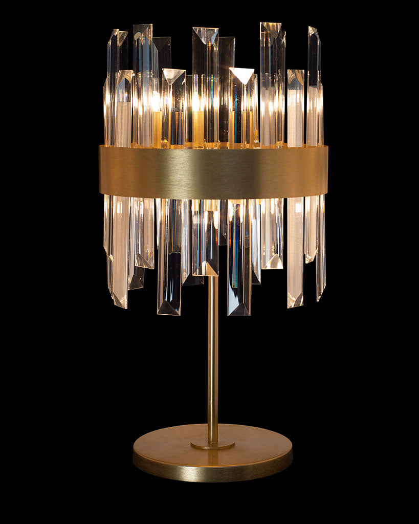 Zenna Table Lamp Satin Gold Illuminati Light