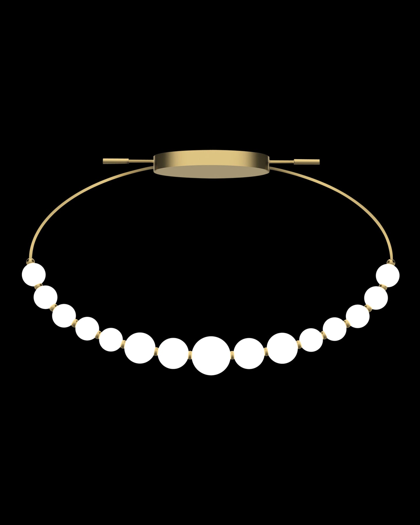 Pearl Semi-Flush Gold pearl semi-flush-ceiling-lights Bedroom Lounge Kitchen Hallway MX19001033-1CGOL illuminati light