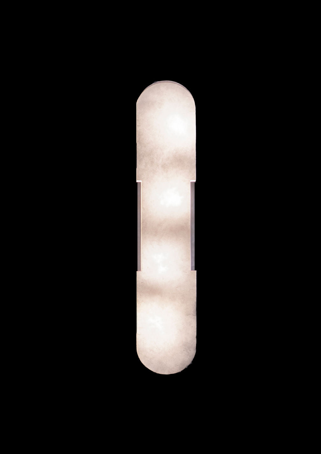 Alabaster Ellipse Wall Light H55cm Antique Brass