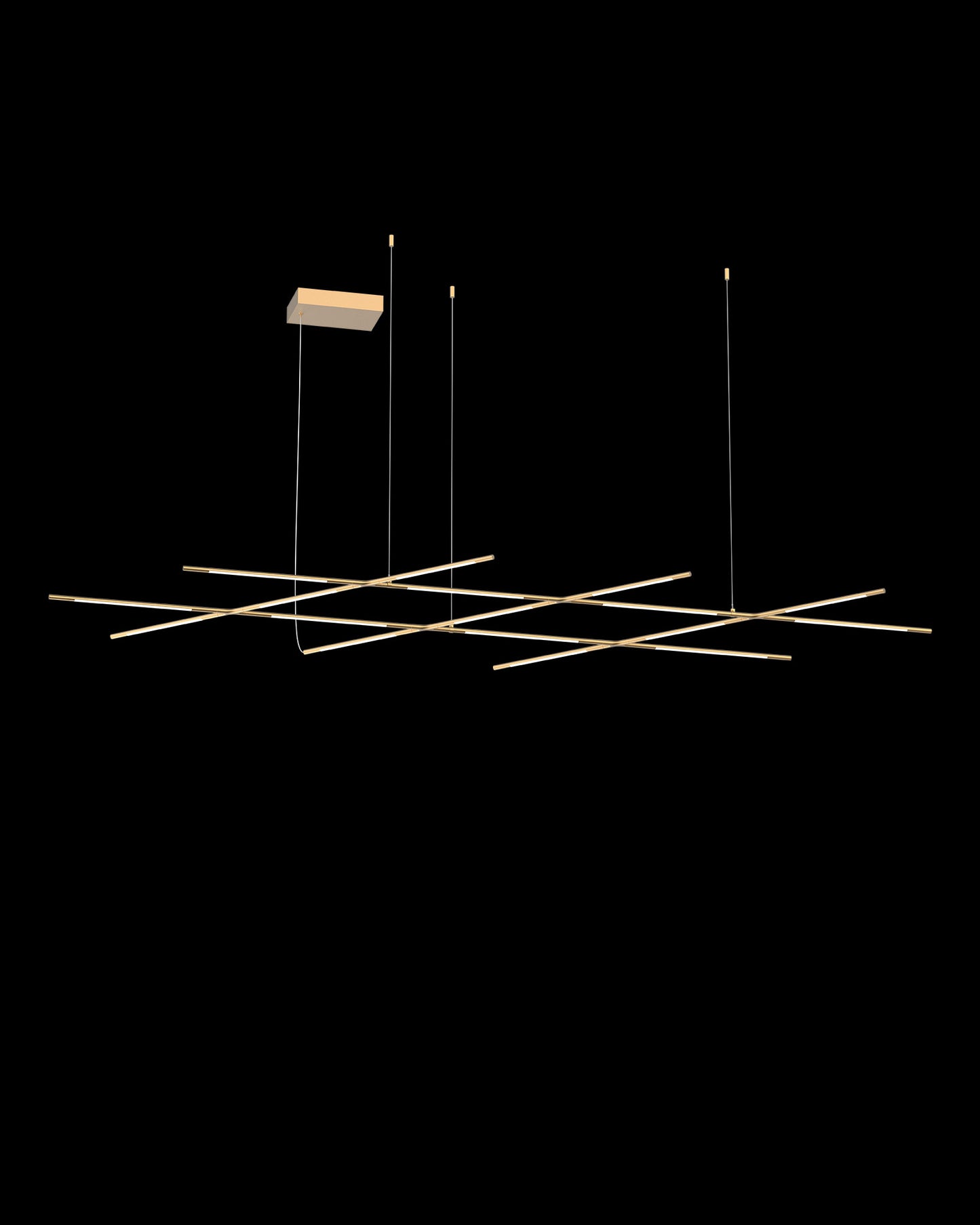 Tubular 17Lt Pendant Satin Gold Model A tubular ceiling-pendant-lights Bedroom Lounge Kitchen Hallway MD18001070-17AGOL illuminati light