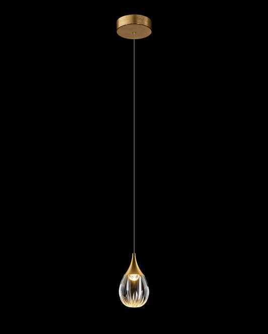 Stilla Single Pendant Gold Illuminati Light