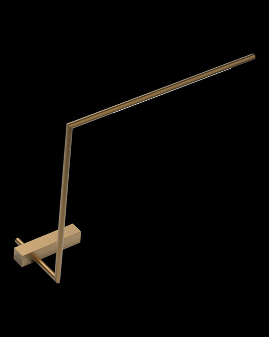 Tubular Single Table Satin Gold tubular  table-lights  Bedroom  Lounge  Kitchen  Hallway MT18001070-1AGOL illuminati light