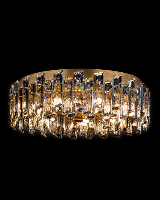 Crisiante Flush 2 Tier 6/9Lt Gold Illuminati Light