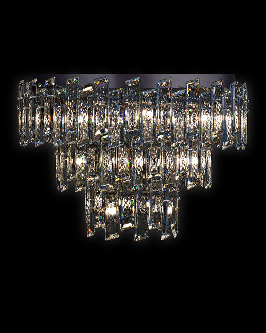 Crisiante Flush 3 Tier 3/6/9Lt Chrome Illuminati Light