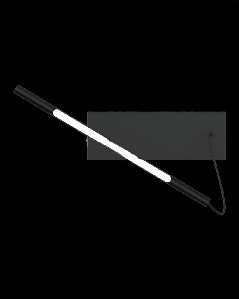 Tubular Pendant Box Black With 33cm Rod and 40W Driver tubular  ceiling-pendant-lights  Bedroom  Lounge  Kitchen  Hallway TUB-D33-40W-BLK illuminati light