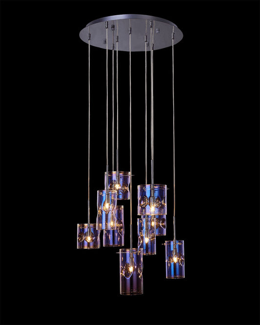 Venus 9Lt pendant translucent multi Illuminati Light