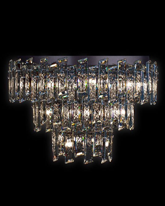Crisiante Pendant 3 Tier 6/9Lt Chrome crisiante  ceiling-pendant-lights  Bedroom  Lounge  Kitchen  Hallway MD22020110-18CCHR illuminati light