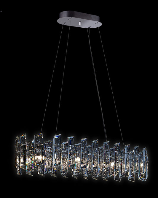 Crisiante Oval Pendant Small Gold crisiante  ceiling-pendant-lights  Bedroom  Lounge  Kitchen  Hallway MD22020110-8LGOLD illuminati light