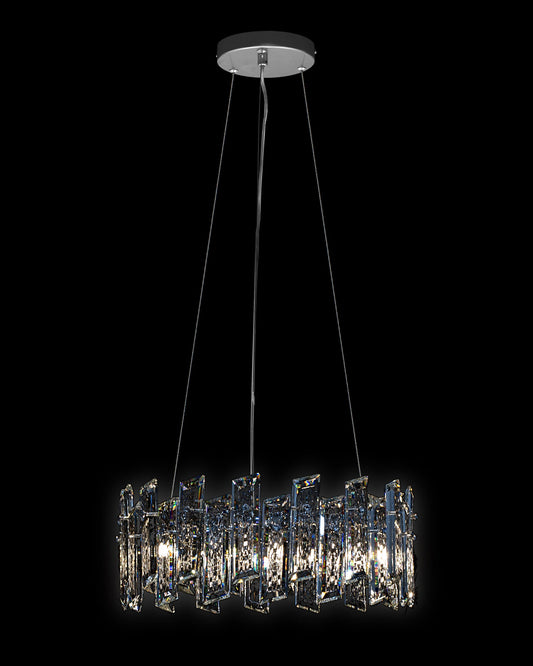 Crisiante Pendant 6Lt D40cm Chrome crisiante  ceiling-pendant-lights  Bedroom  Lounge  Kitchen  Hallway MD22020110-6ACHR illuminati light