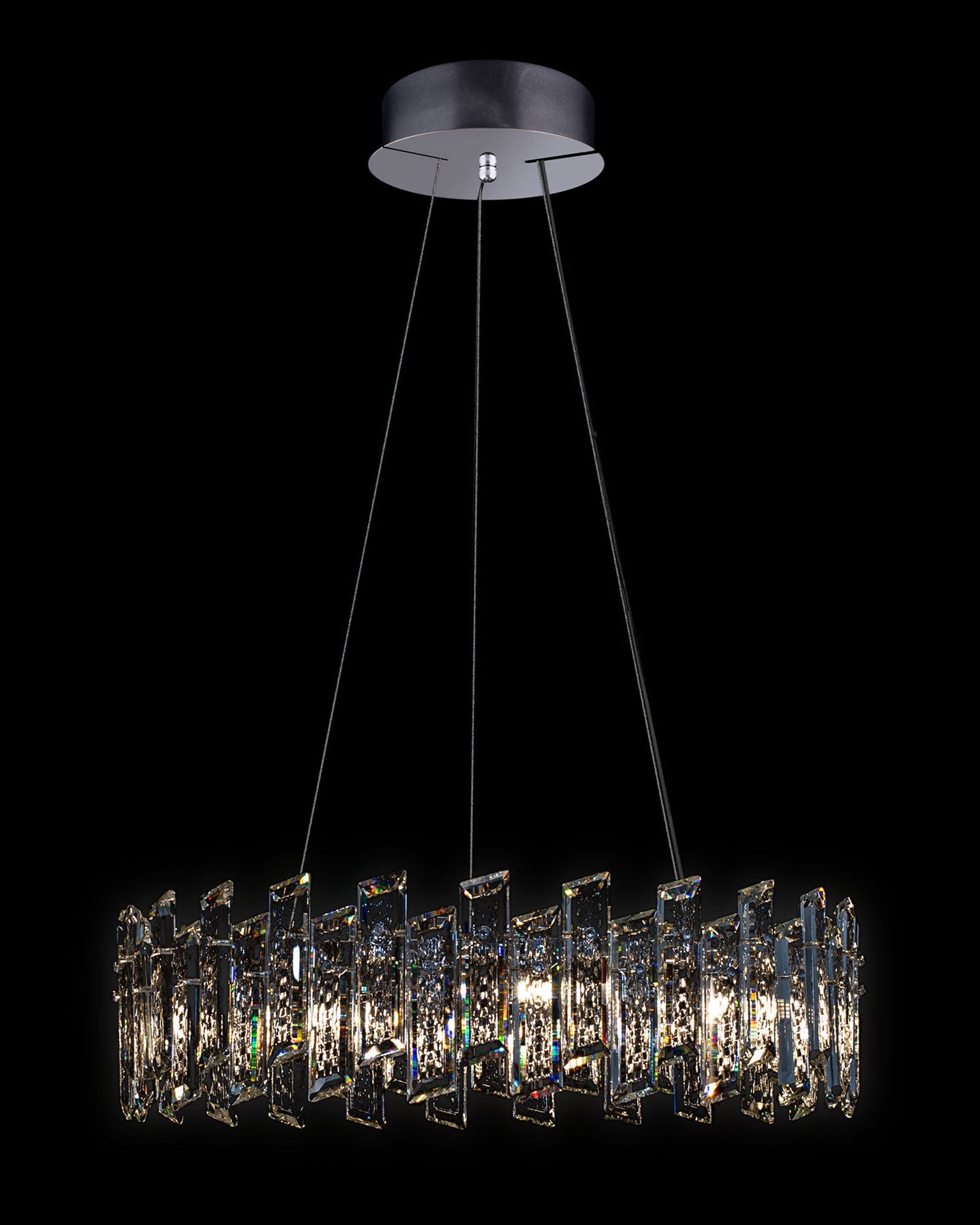 Crisiante Pendant 9Lt D60cm Chrome crisiante  ceiling-pendant-lights  Bedroom  Lounge  Kitchen  Hallway MD22020110-9ACHR illuminati light