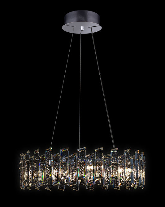 Crisiante Pendant 9Lt D60cm Chrome crisiante  ceiling-pendant-lights  Bedroom  Lounge  Kitchen  Hallway MD22020110-9ACHR illuminati light