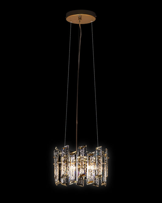 Crisiante Pendant 3Lt D25cm Gold crisiante  ceiling-pendant-lights  Bedroom  Lounge  Kitchen  Hallway MD22020110-3AGOL illuminati light