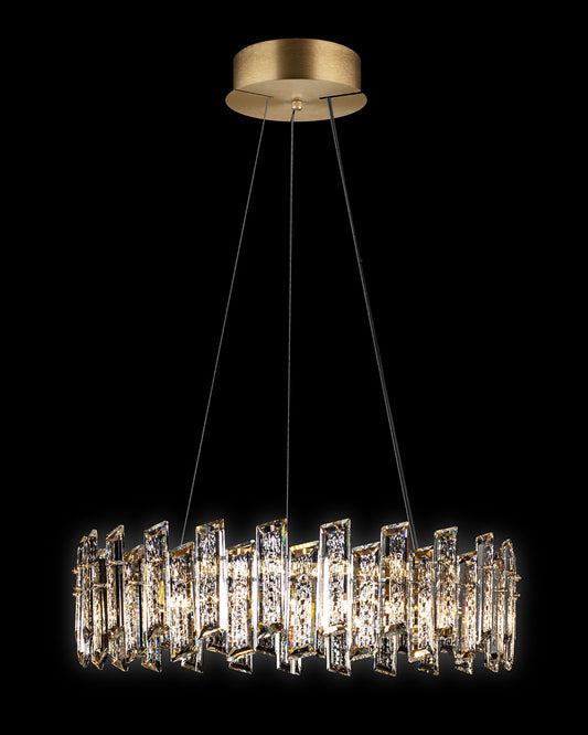 Crisiante Pendant 9Lt D60cm Gold crisiante  ceiling-pendant-lights  Bedroom  Lounge  Kitchen  Hallway MD22020110-9AGOL illuminati light