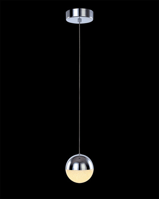 Eclipse Single Pendant Chrome eclipse  ceiling-pendant-lights  Bedroom  Lounge  Kitchen  Hallway MD14003057-1ACHR illuminati light