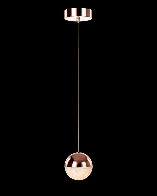 Eclipse Single Pendant Copper eclipse  ceiling-pendant-lights  Bedroom  Lounge  Kitchen  Hallway MD14003057-1ACPR illuminati light