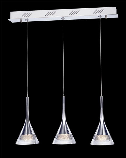 Jewel 3Lt Bar Pendant Dimmable jewel  ceiling-pendant-lights  Bedroom  Lounge  Kitchen  Hallway MD15003012-3A illuminati light