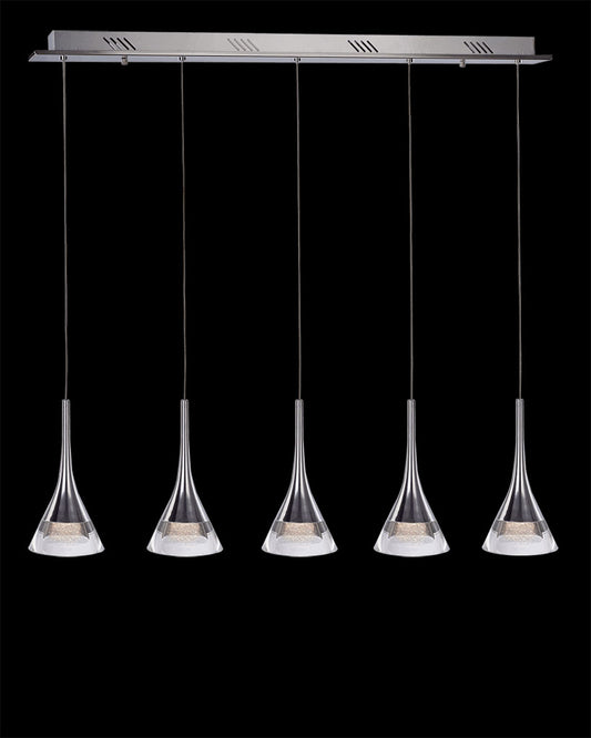 Jewel 5Lt Bar Pendant Dimmable jewel  ceiling-pendant-lights  Bedroom  Lounge  Kitchen  Hallway MD15003012-5B illuminati light