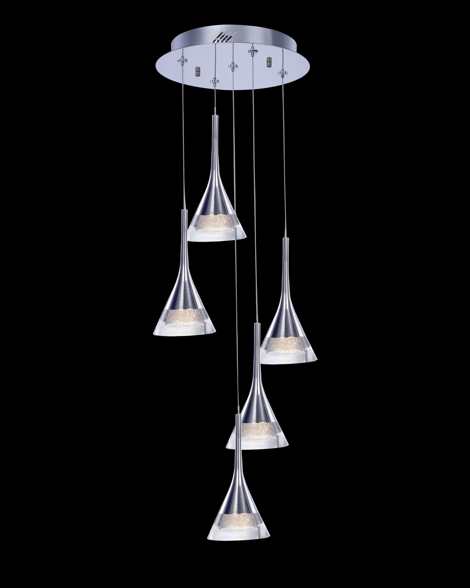 Jewel 5Lt Round Pendant Dimmable jewel  ceiling-pendant-lights  Bedroom  Lounge  Kitchen  Hallway MD15003012-5A illuminati light
