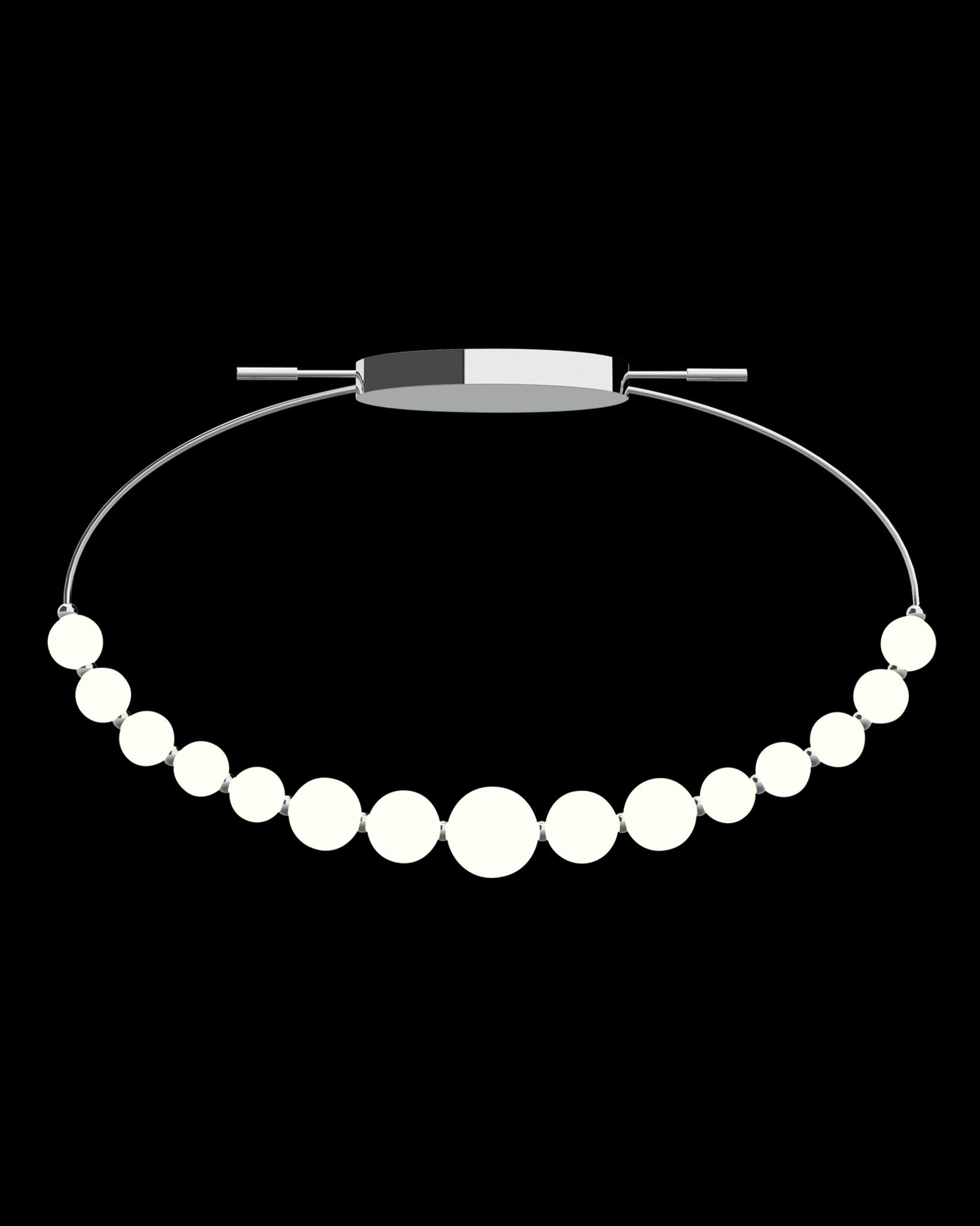 Pearl Semi-Flush Chrome pearl  semi-flush-ceiling-lights  Bedroom  Lounge  Kitchen  Hallway MX19001033-1CCHR illuminati light