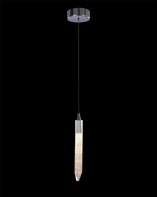 Shard Single Pendant Chrome shard  ceiling-pendant-lights  Bedroom  Lounge  Kitchen  Hallway MD17003025-1ACHR illuminati light
