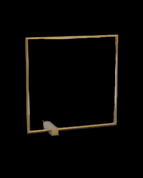 Tubular Square Table Satin Gold tubular  table-lights  Bedroom  Lounge  Kitchen  Hallway MT18001070-3AGOL illuminati light