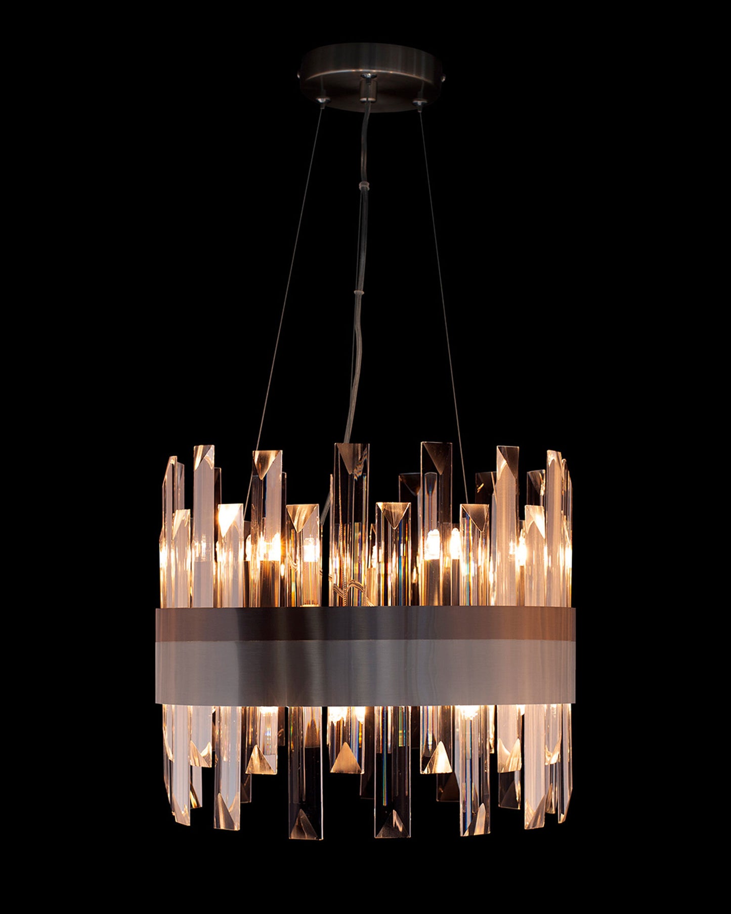 Zenna D35 Pendant Satin Nickel Illuminati Light