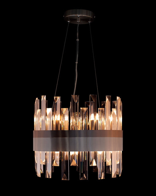 Zenna D35 Pendant Satin Nickel Illuminati Light